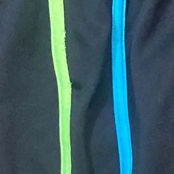 Fila Sport Black Athletic Shorts with Multicolor Trim Size L (14) - Picture 9 of 16